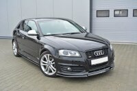 Maxton Design Front extension V.1 black gloss - Audi S3...