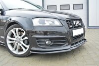 Maxton Design Front extension V.1 black gloss - Audi S3 8P FL