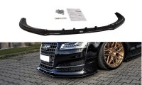 Maxton Design Front extension V.1 black gloss - Audi S8...