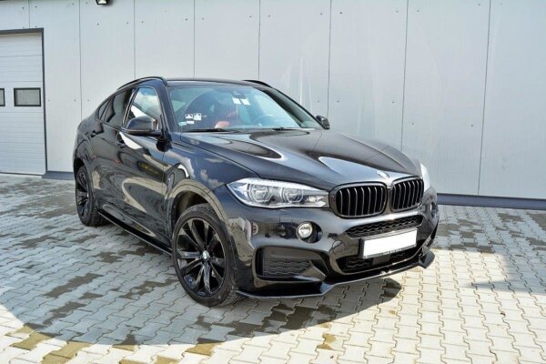 Maxton Design Frontansatz V.1 schwarz Hochglanz - BMW X6 F16 M Paket