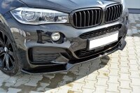 Maxton Design Front extension V.1 black gloss - BMW X6 F16 M Package