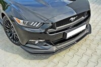 Maxton Design Front extension black gloss - Ford Mustang GT MK6