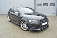 Maxton Design Front extension V.2 black gloss - Audi S3...