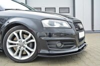 Maxton Design Front extension V.2 black gloss - Audi S3 8P FL