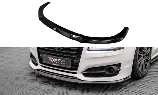 Maxton Design Frontansatz V.2 schwarz Hochglanz - Audi S8 D4 FL