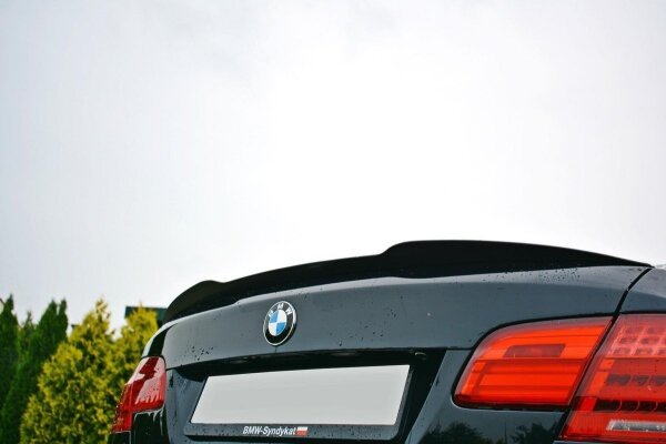 Maxton Design Spoiler Cap black gloss - BMW 3 Series E92 M Package