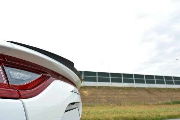 Maxton Design Spoiler Cap schwarz Hochglanz - Kia Stinger GT