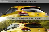 Maxton Design Spoiler Cap black gloss - Renault Megane MK3 RS Trophy