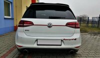 Maxton Design Spoiler Cap V.3 black gloss - VW Golf 7 / 7 Facelift R / R-Line / GTI