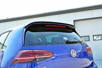 Maxton Design Spoiler Cap V.1 black gloss - VW Golf 7 / 7 Facelift R / R-Line / GTI