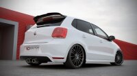 Maxton Design Spoiler Cap black gloss - VW Polo MK5 (R WRC Look)