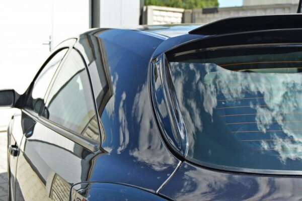 Maxton Design Rear side Spoiler Cap black gloss - Opel Astra H (for OPC / VXR)