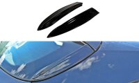 Maxton Design HECK SEITE Spoiler Cap schwarz Hochglanz -...