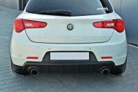 Maxton Design Heckansatz Flaps Diffusor schwarz Hochglanz - Alfa Romeo Giulietta