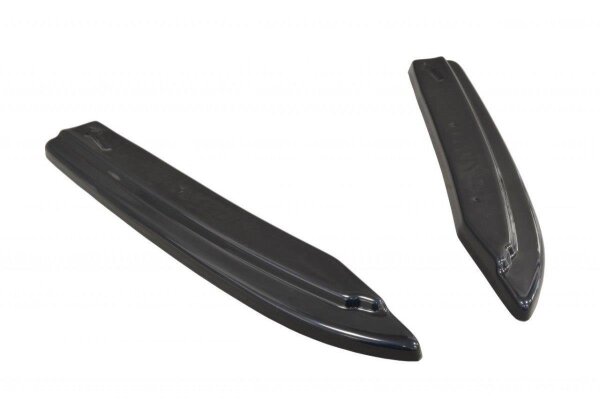 Maxton Design Heckansatz Flaps Diffusor schwarz Hochglanz - Audi S8 D4 FL