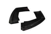 Maxton Design Rear extension Flaps diffuser black gloss - BMW X6 F16 M Package