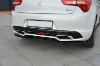 Maxton Design Heckansatz Flaps Diffusor schwarz Hochglanz - Citroen DS5 Facelift, Pre-Facelift