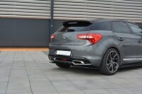 Maxton Design Rear extension Flaps diffuser black gloss - Citroen DS5 Facelift, Pre-Facelift