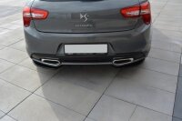 Maxton Design Rear extension Flaps diffuser black gloss - Citroen DS5 Facelift, Pre-Facelift