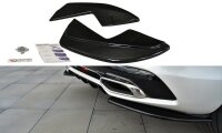 Maxton Design Rear extension Flaps diffuser black gloss - Citroen DS5 Facelift, Pre-Facelift