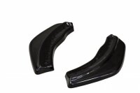 Maxton Design Rear extension Flaps diffuser black gloss - Ford Focus RS MK1