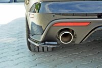 Maxton Design Rear extension Flaps diffuser black gloss - Ford Mustang GT MK6