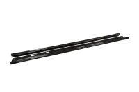 Maxton Design Side skirts extension extension black gloss - Alfa Romeo 159