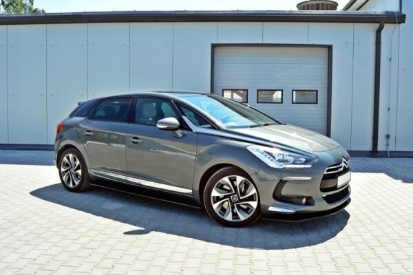 Maxton Design Seitenschweller Ansatz schwarz Hochglanz - Citroen DS5 Facelift, Pre-Facelift