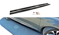 Maxton Design Side skirts extension extension black gloss - Citroen DS5 Facelift, Pre-Facelift