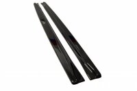 Maxton Design Side skirts extension extension black gloss - Citroen DS5 Facelift, Pre-Facelift