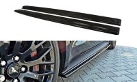 Maxton Design Side skirts extension extension black gloss - Ford Mustang GT MK6