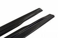 Maxton Design Side skirts extension extension black gloss - Infiniti QX70