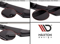 Maxton Design Seitenschweller Ansatz schwarz Hochglanz - Peugeot RCZ