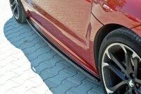 Maxton Design Side skirts extension extension black gloss - Peugeot RCZ