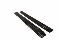 Maxton Design Side skirts extension extension black gloss - 09-11 Subaru Impreza WRX STI