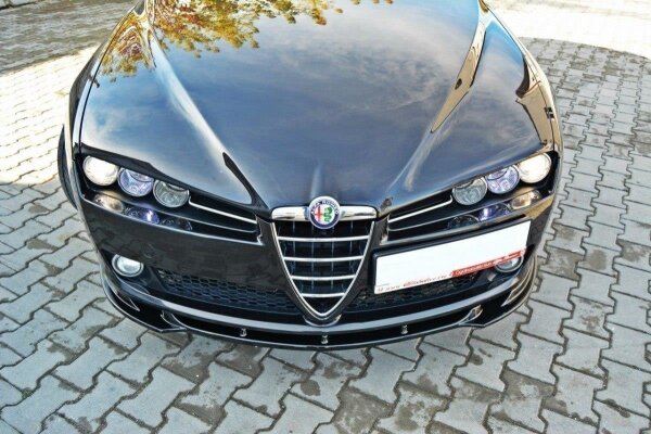 Maxton Design Front extension V.1 black gloss - Alfa Romeo 159