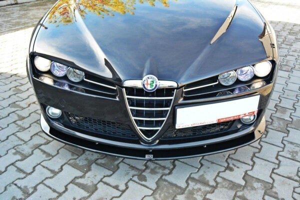 Maxton Design Front extension V.2 black gloss - Alfa Romeo 159