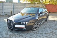 Maxton Design Front extension V.2 black gloss - Alfa Romeo 159