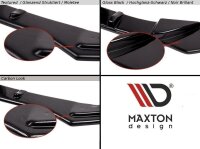 Maxton Design Front extension black gloss - Audi A1 8X