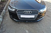 Maxton Design Front Diffuser V.1 black gloss - Audi A4 B8 FL