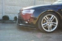 Maxton Design Front Diffuser V.1 schwarz Hochglanz - Audi A4 B8 FL