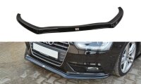 Maxton Design Front Diffuser V.2 black gloss - Audi A4 B8 FL