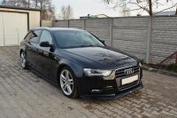 Maxton Design Front Diffuser V.2 schwarz Hochglanz - Audi A4 B8 FL