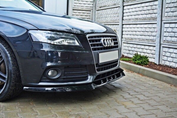 Maxton Design Front Diffuser V.1 black gloss - Audi A4 B8