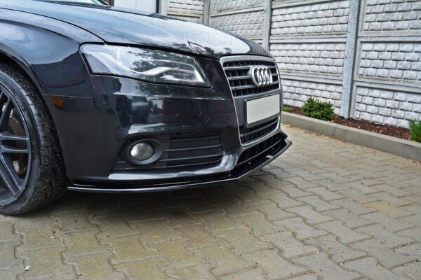 Maxton Design Front Diffuser V.2 schwarz Hochglanz - Audi A4 B8