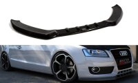 Maxton Design Front extension black gloss - Audi A5 8T