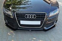 Maxton Design Front extension black gloss - Audi S5 / A5...