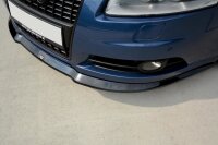 Maxton Design Front extension black gloss - Audi A6 S-Line C6