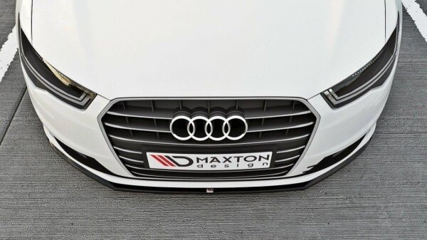 Maxton Design Front extension black gloss - Audi A6 Ultra C7 FL