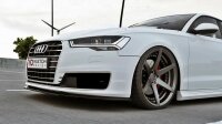 Maxton Design Front extension black gloss - Audi A6 Ultra C7 FL